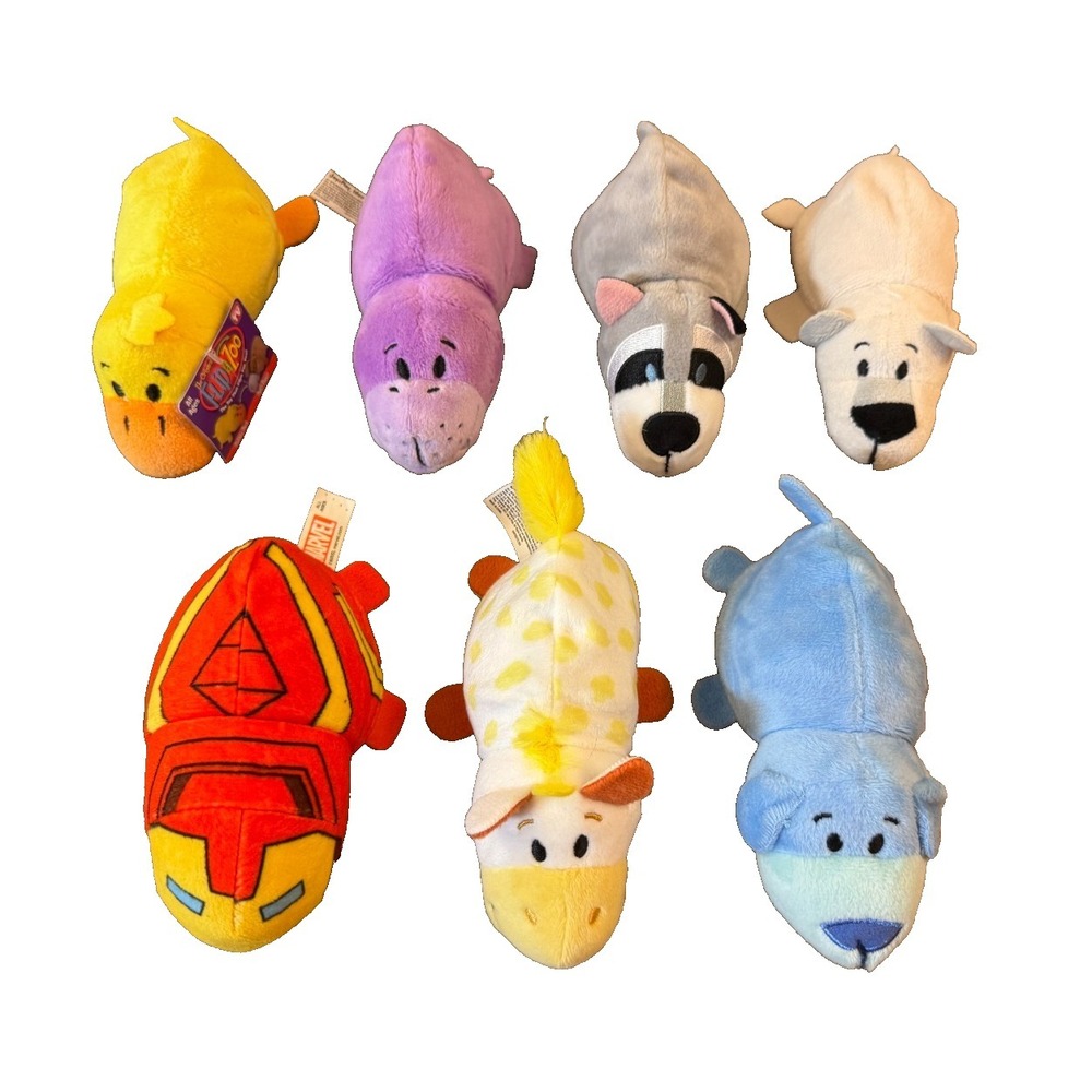 Flipazoo Jay At Play Mini Animal Figures Flip A Zoo Reversible Toys 2 in 1 Plush